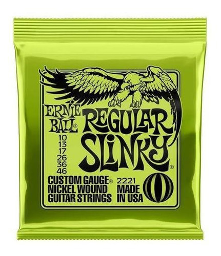 Encordado Ernie Ball Guitarra Eléctrica Eb2221 010-46 Oferta