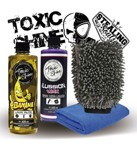 Toxic Shine | Kit Combo Lavado | Básico #04 | Shampoo + Cera