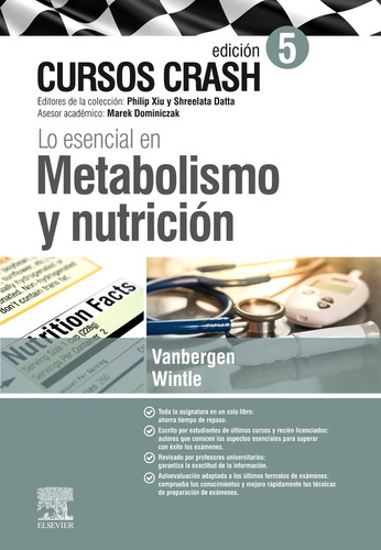 Lo Esencial En Metabolismo Y Nutricion 5ª Ed - Vanbergen...