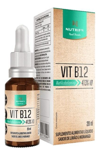 Kit 2x: Vitamina B12 Líquida Nutrify 20ml