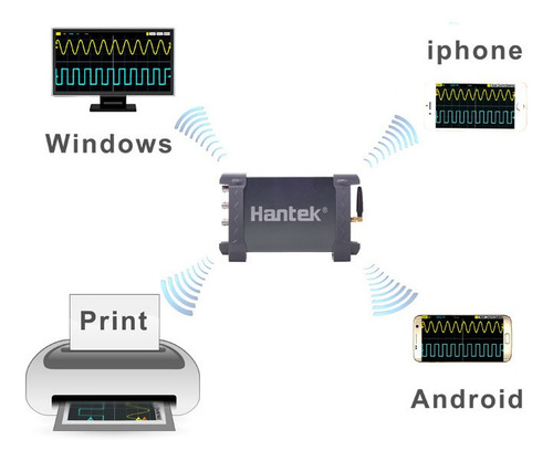 Osciloscopio Hantek Idso1070a 70mhz Wi-fi Pc-android-apple