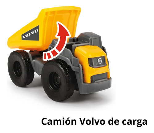 Camión De Construcción Mack Y Carga Volvo Dickie Toys Pack
