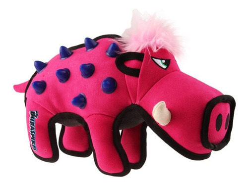 Juguete Para Perros Gigwi Duraspikes Wild Boar Extra Durable Color Rosa