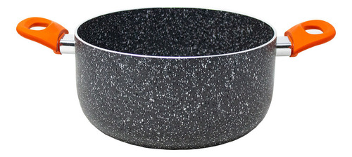 Olla 24 Cm Antiadherente Stone 360° Tapa Vidrio Lamex 6622-4