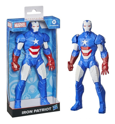 Marvel - Iron Man Patriot - Figura 25 Cm- Hasbro