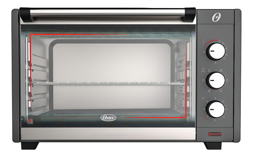 Horno de mesa eléctrico Oster OFOR455 45L negro/grafito
