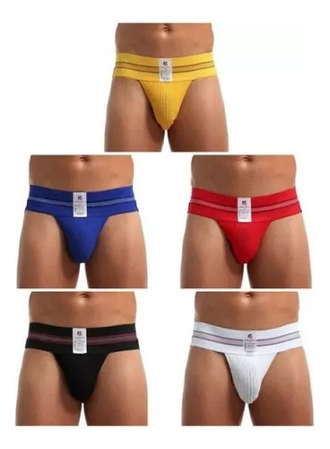 Kit De Calzoncillos Para Hombre, Suspensorio, Tanga, 5 Pi  A