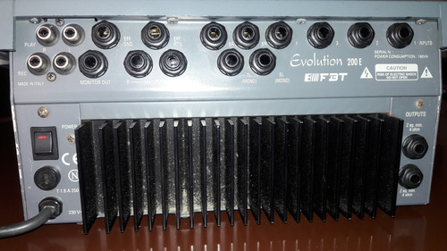 Mixer Potenciada Fbt Evolution 200e 8 Canales (Usado)