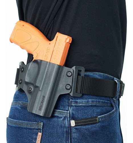Coldre Ostensivo Owb Ipsc Kydex Invictus Taurus Pt838 Pt840 Cor Preto Orientação Da Mão Destro