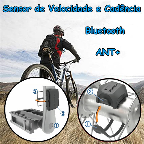 Imagem 7 de 7 de Garmin Sensor Velocidade E Cadencia Original Bluetooth Ant+