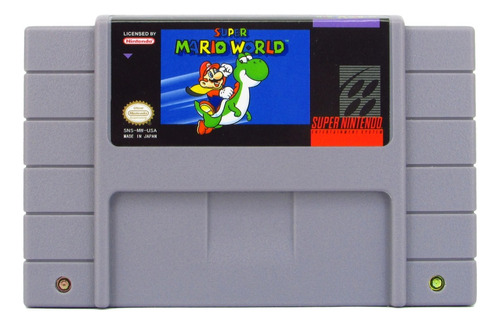 Fita Snes Super Mario World Salvando Para Super Nintendo