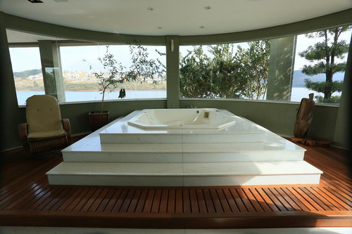 Casa Espetacular, 5 Suítes, Piscina, Spa, Sauna, Elevador, Às Margens Da Lagoa Dos Ingleses Em Alphaville. - 776