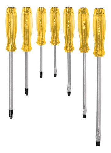Desarmador Para Golpear De Alto Inpacto Set 7pz Cruz Plano