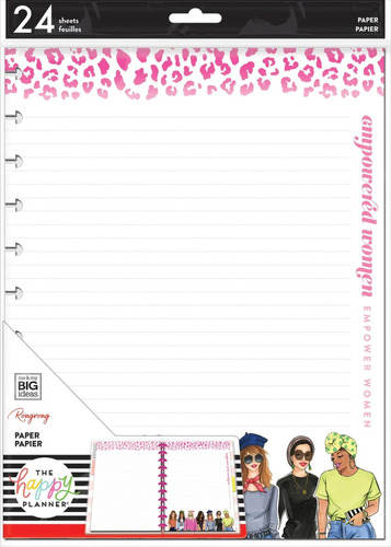  The Happy Planner Insert Hojas Grandes Mujeres Empoderadas