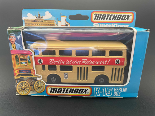 Matchbox Escala 1:43 Vintage Lesney Super Kings Berlin Bus