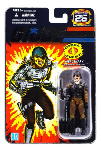 Gi Joe 25th Cobra Enemy Mercenary Major Bludd