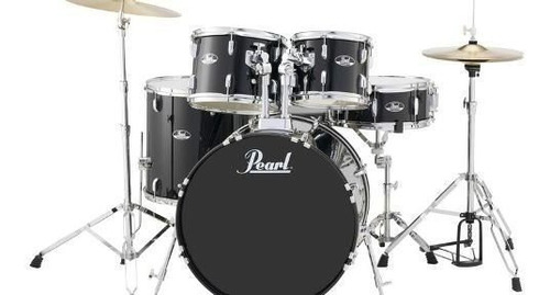 Bateria Pearl Roadshow Bombo De 18 Completa Fierros + Platos