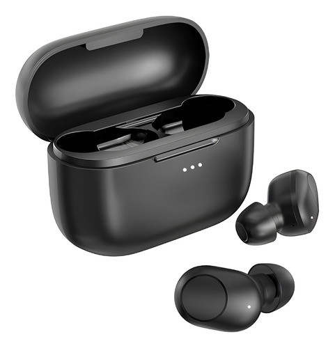 Auricular In-ear Gamer Inalámbrico Haylou Gt5 Negro Con Luz 