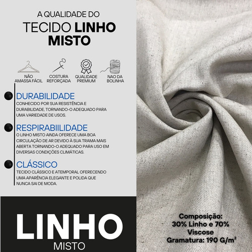 Camisa Social Confortável Casual Slim Fit