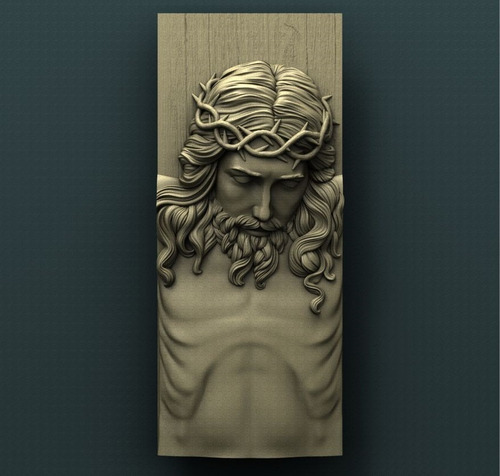 10 Arquivos Jesus Cristo - Stl Cnc Router Artcam Aspire 3d