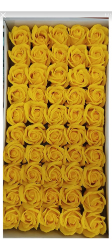 Pack 50 Unid Rosas De Jabón Para Decoraciones (sin Varillas)