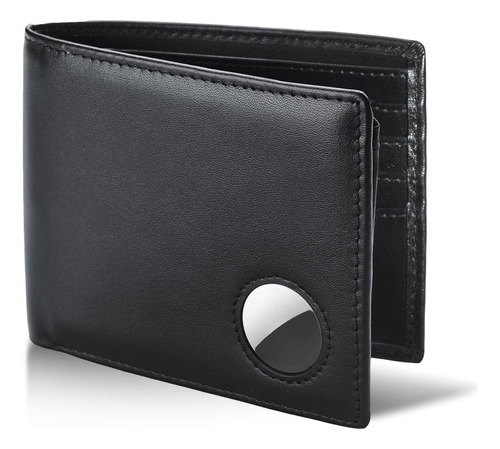 Serovi Airtag Wallet Para Hombre Cartera Plegable De Cuero G