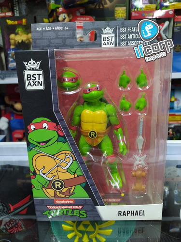 Figura Tmnt Tortugas Ninja Rafael Raphael Bst Axn (Usado)