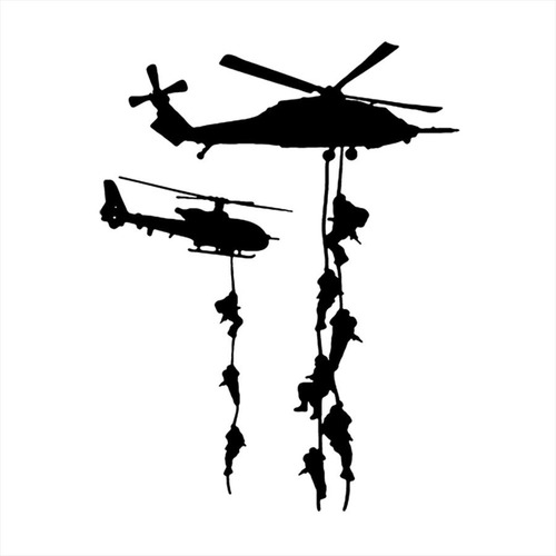 Adesivo De Parede 115x88cm - Helicópteros De Guerra Games