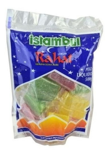 Bala Goma Árabe Tehat Istambul 500gr - Kit Com 3