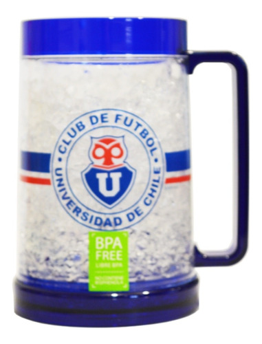 Vaso Cervecero Shopero Con Gel Para Enfriar 600ml U De Chile