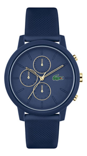 Reloj Lacoste Hombre 12.12 2011248 Multifunción Color de la malla Azul Color del bisel Azul Color del fondo Azul