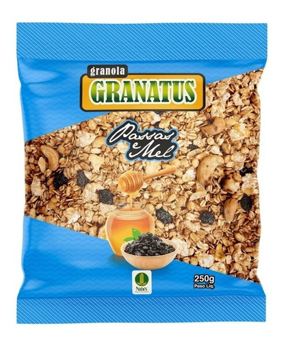 Granola Passas E Mel Granatus 250grs