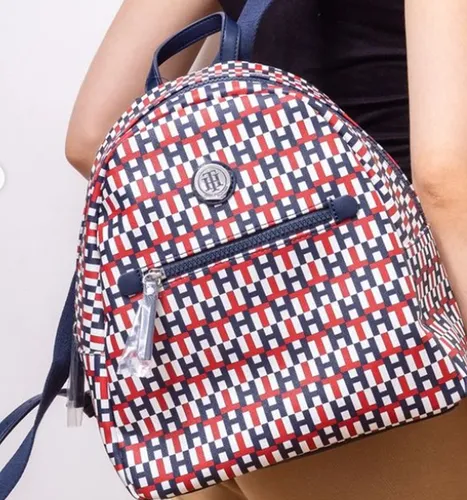 Bolsa Mochila Feminina Tommy Hilfiger Printed Logo Backpack