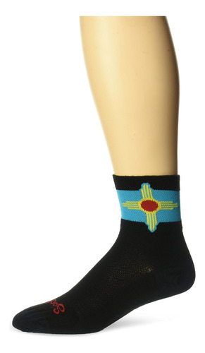 Sockguy Bandera De Nuevo México Para Adultos, Unisex, Color 