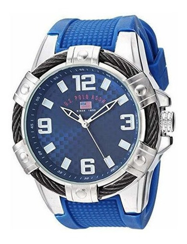 Reloj De Cuarzo Para Hombre Con Correa De Caucho, Azul,...