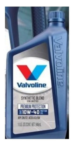 Aceite Valvoline Premium Protection 10w40 1l - Semisintetico