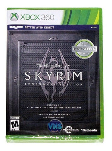 The Elder Scrolls V Skyrim Legendary Edition - X360 -  Novo