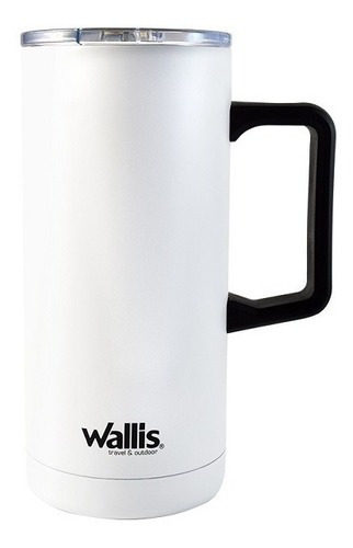 Wallis - Taza Térmica Con Goma Y Protector Deslizante 