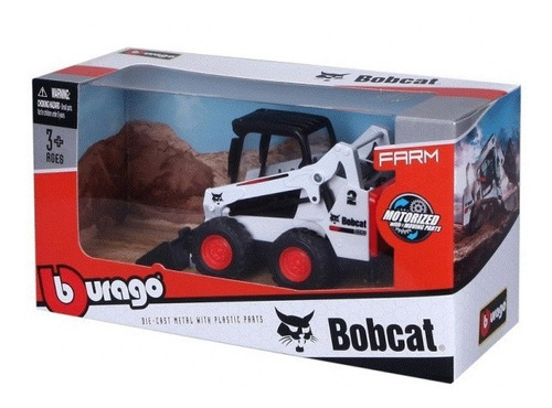 Bobcat S590 Escala 1/50 Burago Cargador Ligero Montacarga Pr