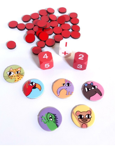 Imagen 4 de 10 de Juego Mesa Didáctico Infantil Sumas Restas Niños
