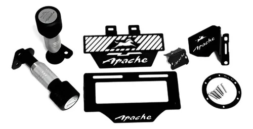 Kit Apache Lujos Tvs Apache 200 Lujos Sliders Defensas Moto