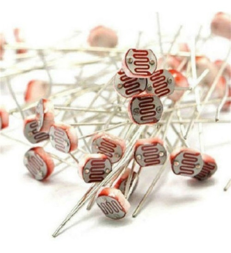 30pcs Fotoresistor Ldr Cds 5mm Light-dependent Resistor Sens