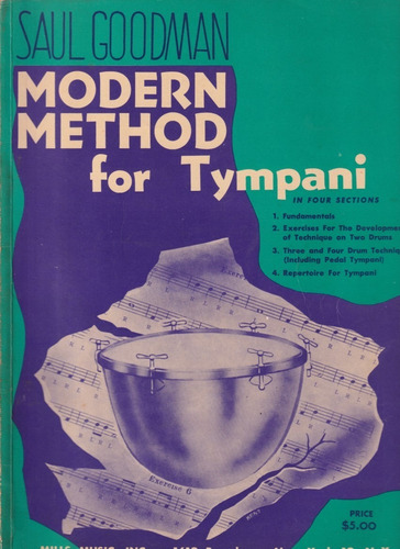 Modern Method For Tympani 