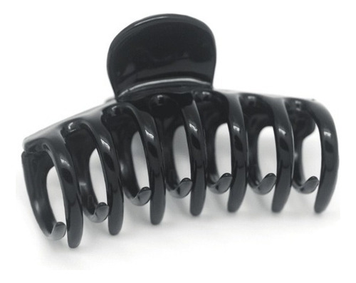 Broche Negro De Agarre Para Pelo 9cm Basicare X1