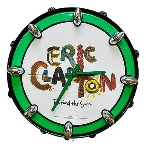 Reloj De Pared Con Tambor De Eric Clapton