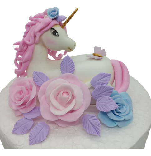 Unicornio Adorno De Torta