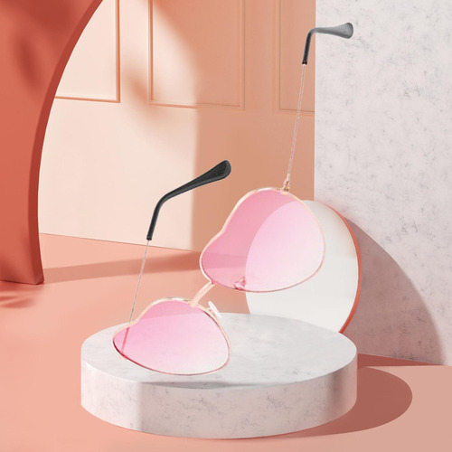 , Xy 2pcs Heart Shaped Gafas De Sol Mujer