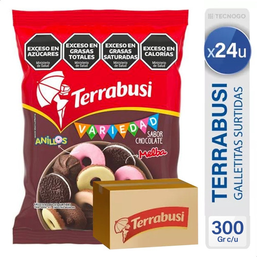 Caja Galletitas Terrabusi Variedad Chocolate - Mejor Precio