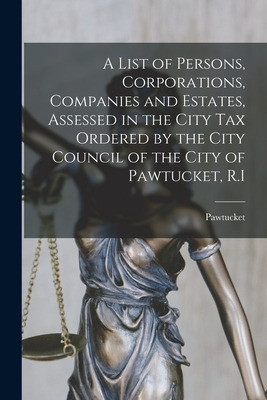 Libro A List Of Persons, Corporations, Companies And Esta...