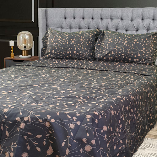 Sábanas Lenzu King Size Ultra Suave Estampada 2500 Hilos